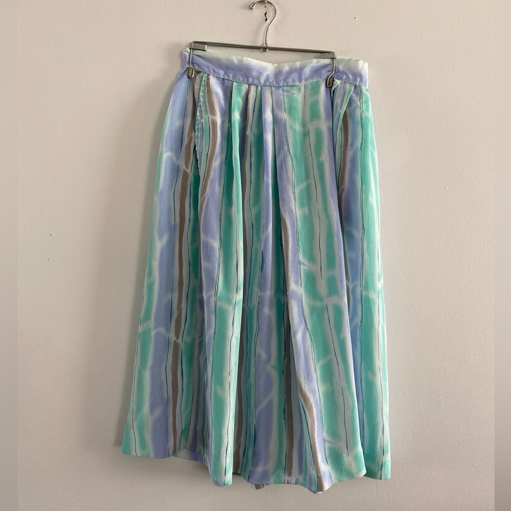Vintage Pastel A-Line Skirt - XS